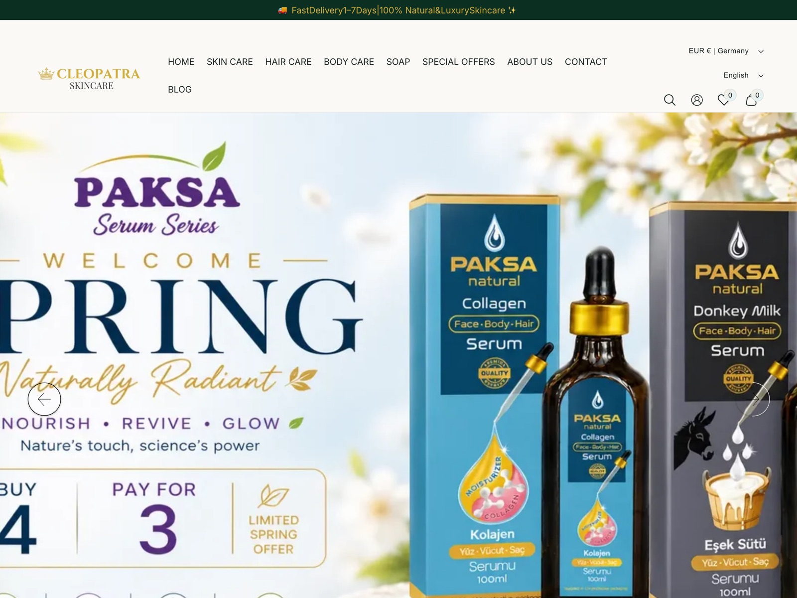 Cleopatra Skincare kapak görseli